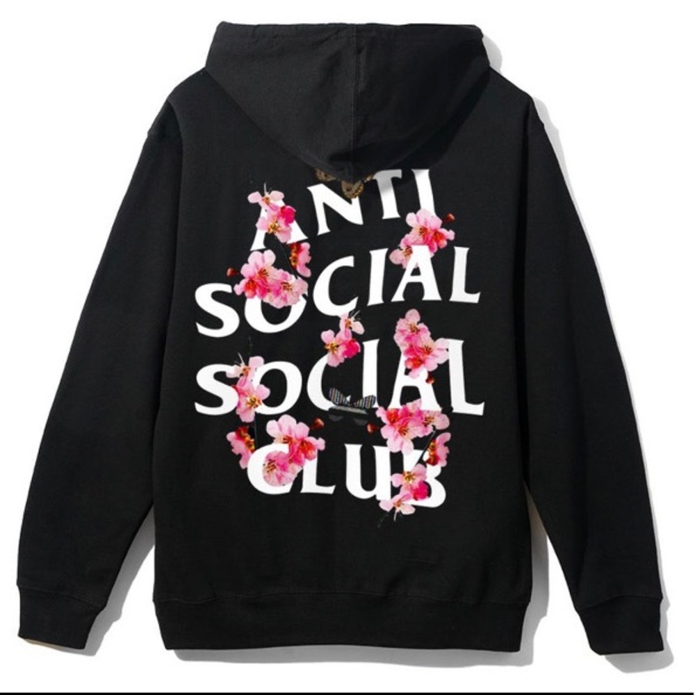 Anti Social Social Club Flower Hoodie